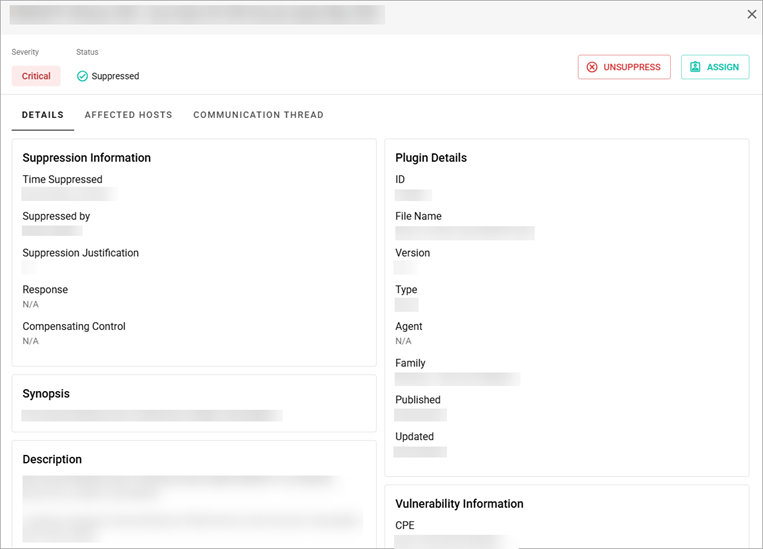 View Accepted Vulnerability Details
